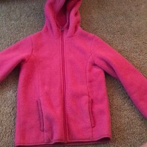 kids pink warm sweatshirt